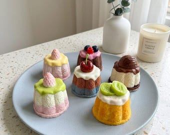 Cake Squishy，Stress Relief ，Fidget Toy，Sensory Toy，Slow Rising Squishy，Realistic Dessert ，ASMR Squishy，Anxiety Relief ，Party Favors for Kids