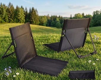 Outdoor Camping Chair，Low Profile Beach Chair，Picnic Floor Chair，Hiking Packable Chair，Minimalist Outdoor Floor Chair，Concert Stadium Seat