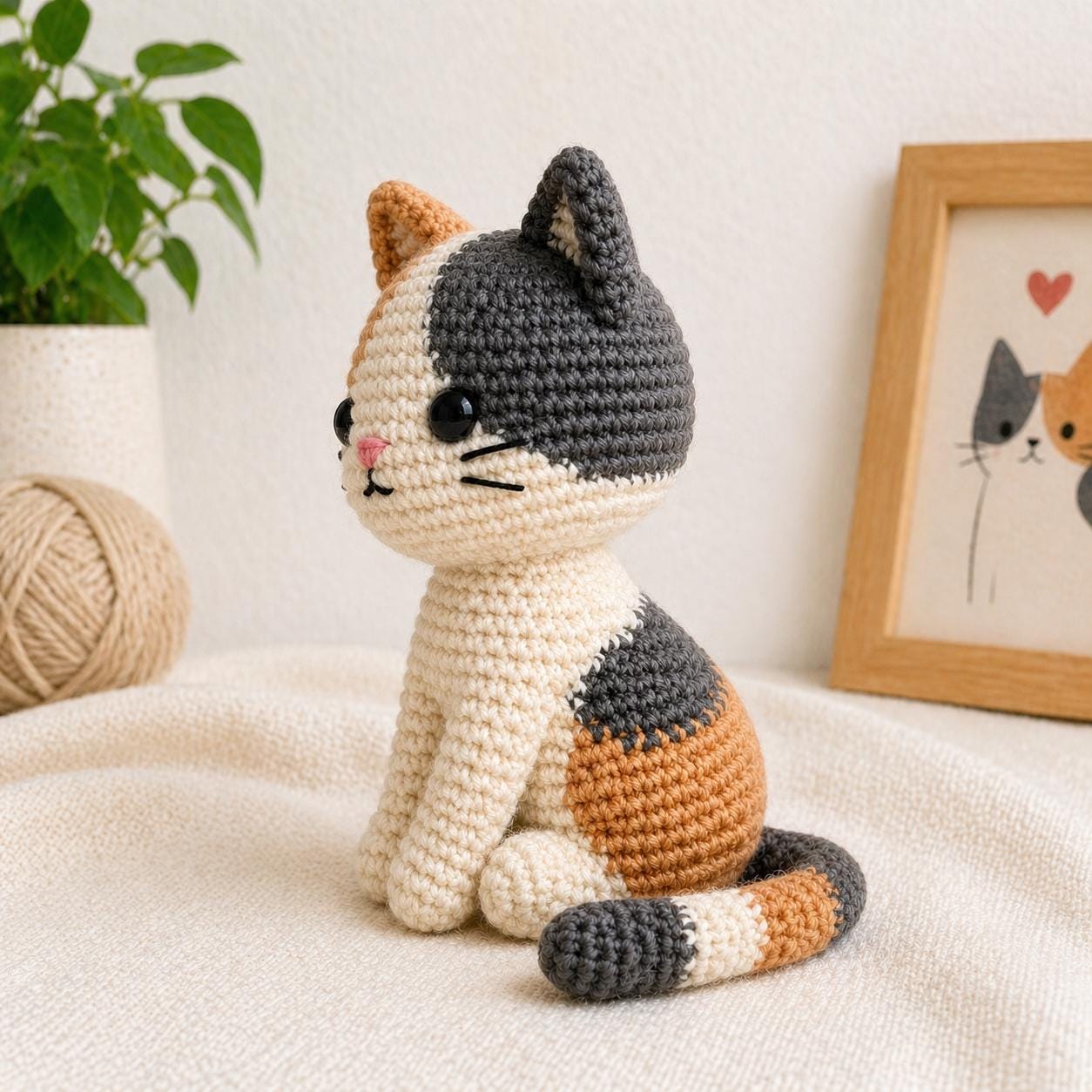 Calico Cat Pattern Amigurumi Calico Cat Pattern PDF | Handmade Crochet Kitty | Digital ...