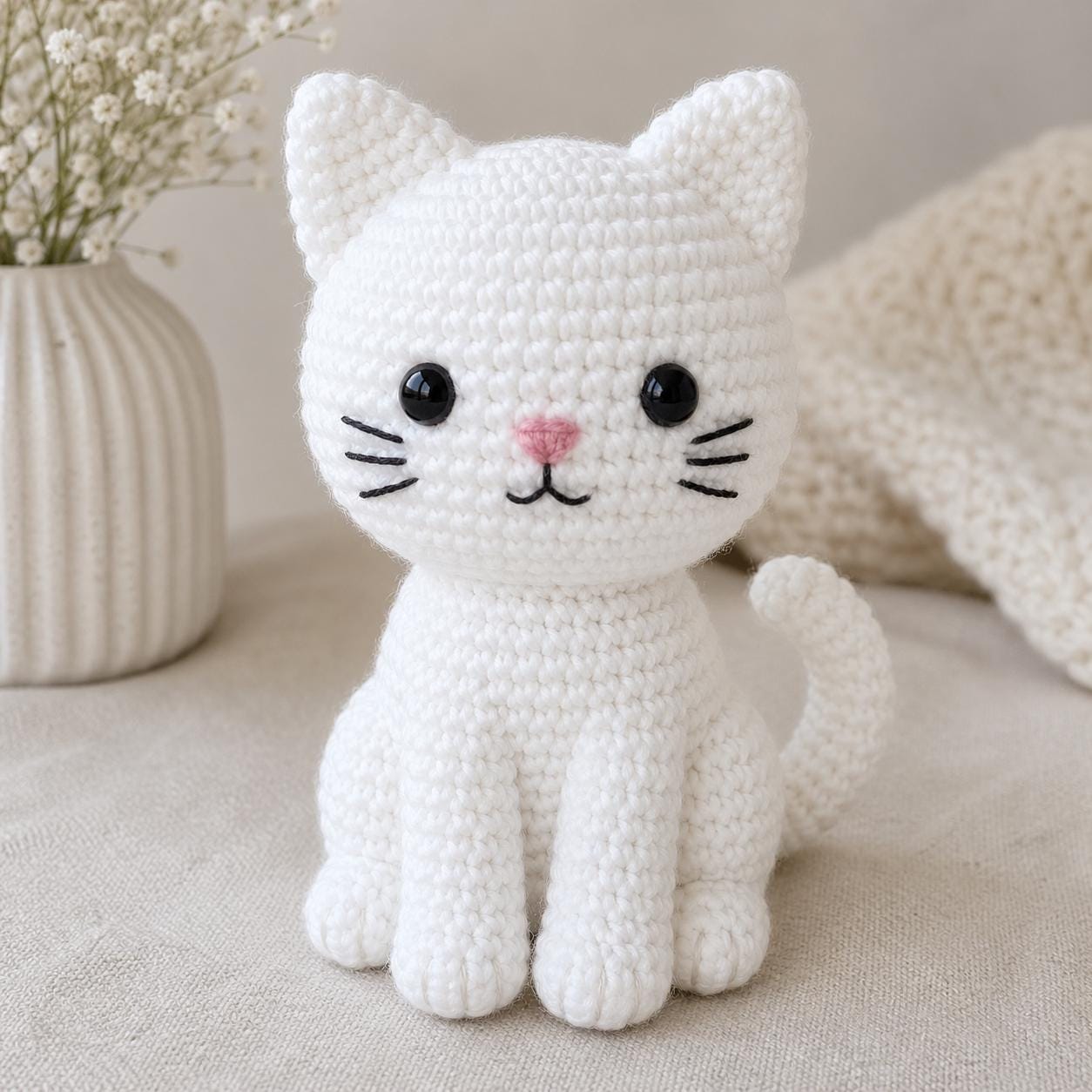 猫のかぎ針編みのぬいぐるみ - Etsy 日本