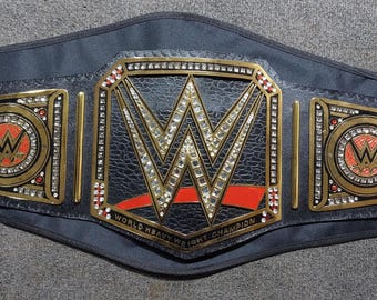 World Heavyweight Championship Replica Title Belt:2mm Brass, Adult Size