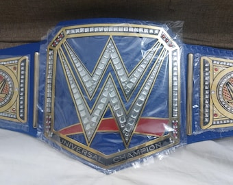 Réplica del cinturón del Campeonato Universal de Peso Pesado: Cuero de vaca, placas de latón personalizables.