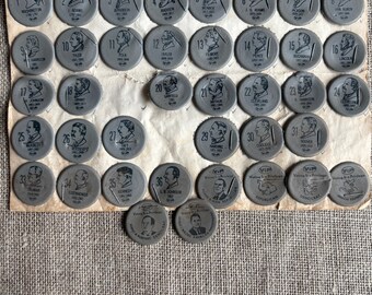 Bottle Cap Liners Vintage Presidential Soda Cap Voting Memorabilia Voting Is A Privilege Collectible Set