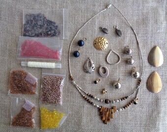 Beads and Charms Jewelry Supply Lot