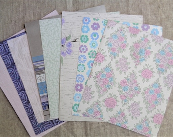 Vintage Wallpaper Pack No. 2 Purple and Green