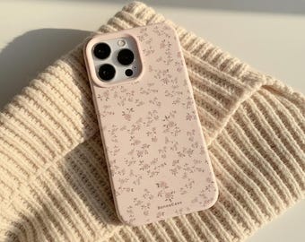 Funda de silicona floral para teléfono, cubierta suave a prueba de golpes, iPhone 17 16 15 14 13