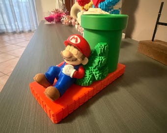 Super Mario-formad pennhållare i avslappningsläge ... anpassningsbara färger!
