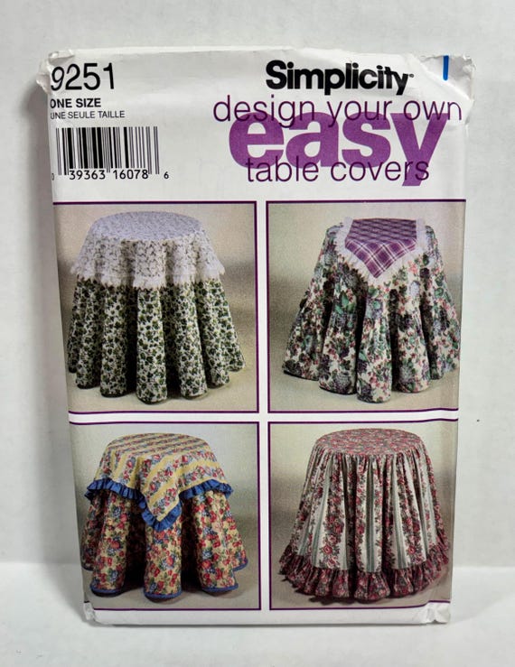 Simplicity pattern 9251 Tablecloths