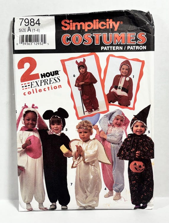 Simplicity Child Costume pattern 7984