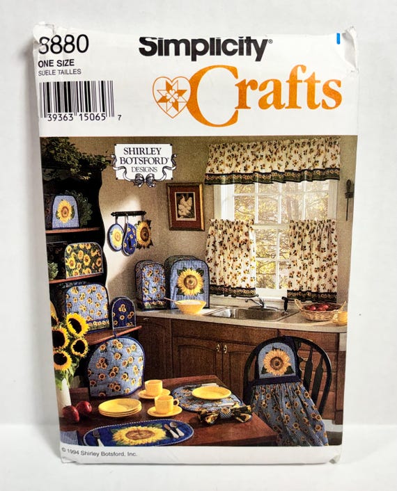 Simplicity Crafts pattern 8880 Kitchen accessories