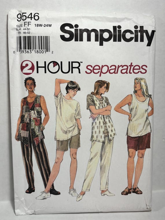 Simplicity 9546 Shorts Pattern