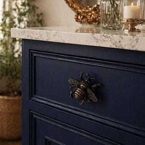 Vintage Cicada Drawer Pull Brass Gold Silver Cabinet Knob Nature Insect Furniture Handle Unique Retro Kitchen Dresser Hardware