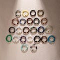 Natural Gemstone Beaded Ring – 4mm Smooth Round Bead Ring, Handmade Crystal Stretch Ring product logo