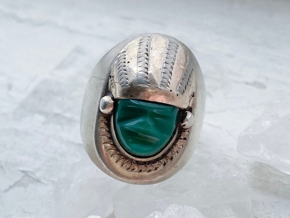 Taxco Warrior Ring - 925 Stamped Mexico Sterling … - image 3