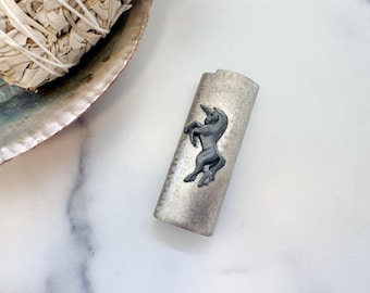 Unicorn Lighter Cover - Vintage Lighter Case | Unicorn Sleeve | Lighter Holder | Candle Accessory | Candle Accessories | Smoker Accessory