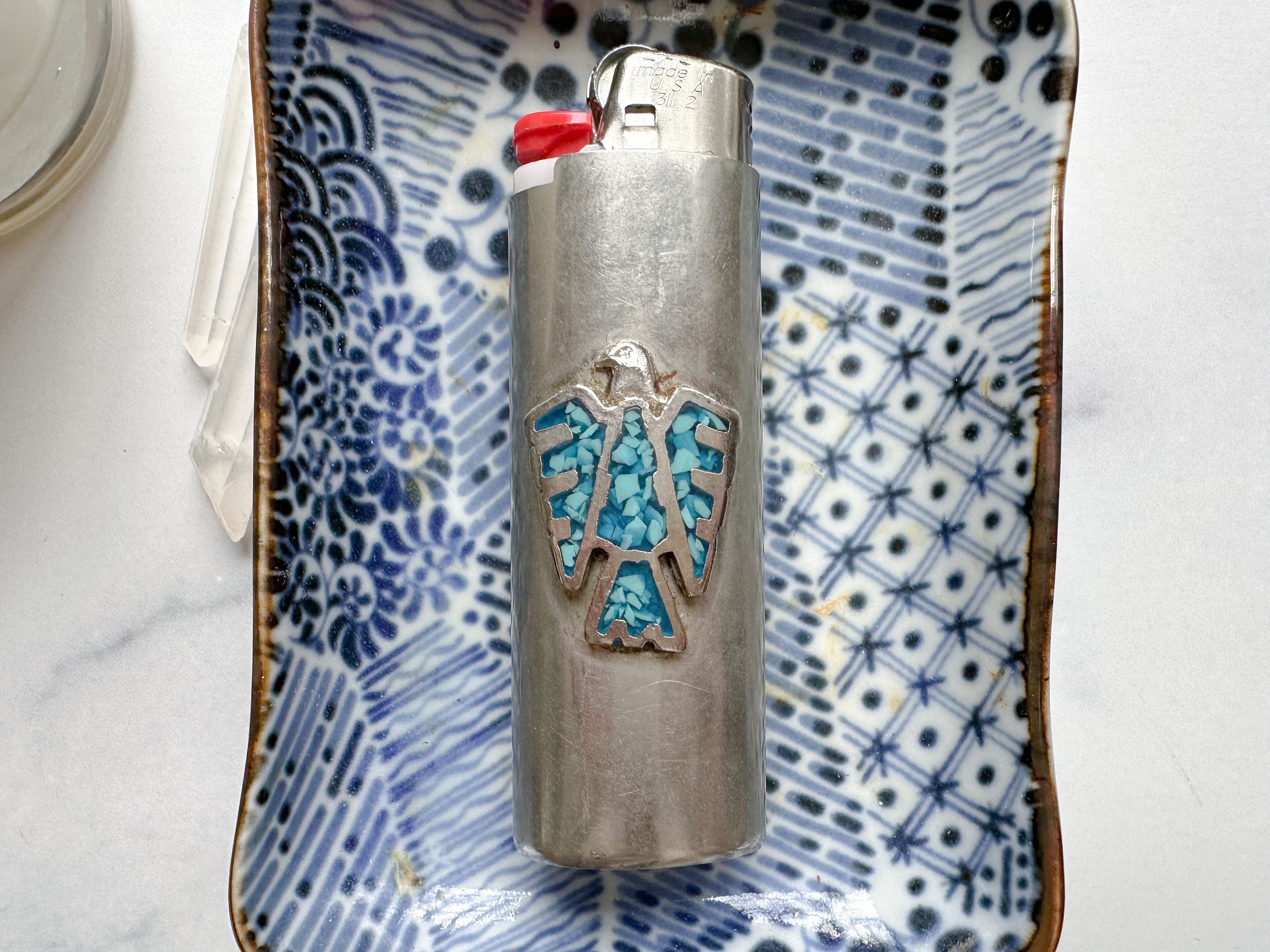 Thunderbird Lighter Cover - Vintage Thunderbird Design