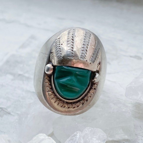 Taxco Warrior Ring - 925 Stamped Mexico Sterling … - image 1