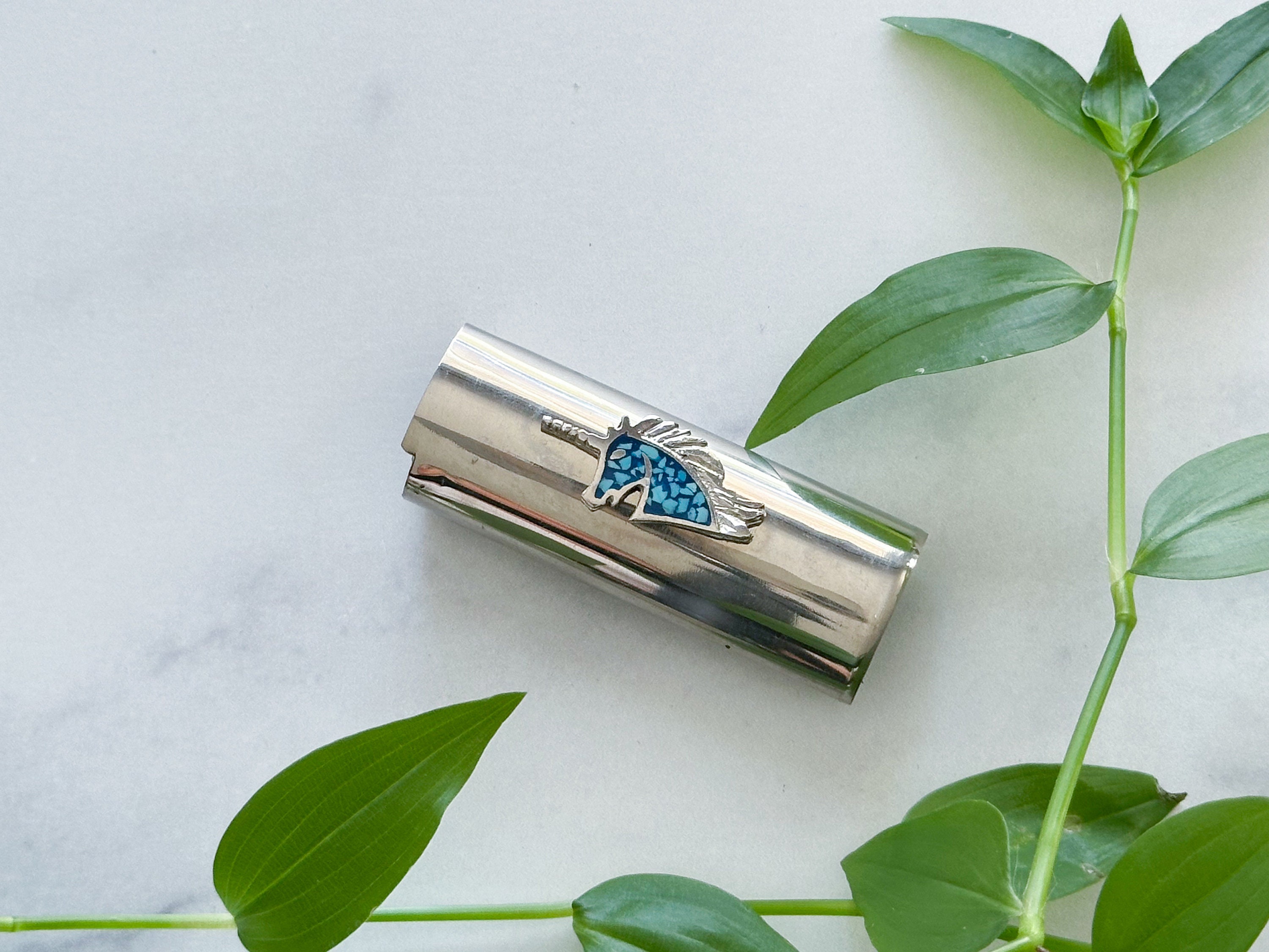 シルバー 　ターコイズ サンゴ　ライターケース Bic Silver and Turquoise Lighters - Etsy