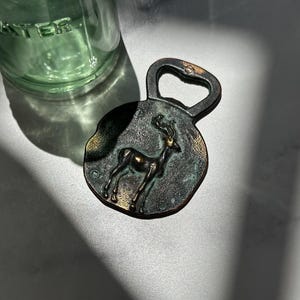 Colossus Bottle Opener - Vintage Colossus of Rhodes Brass Bottle Opener | Barware | Hostess Gift | Collectible Barware | Ancient Greece