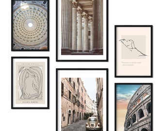 Nacnic  Sets Of Photographic Prints Art In Rome Posters Photos To Decorate Interior Decorative Boxes Hanging Wall A A