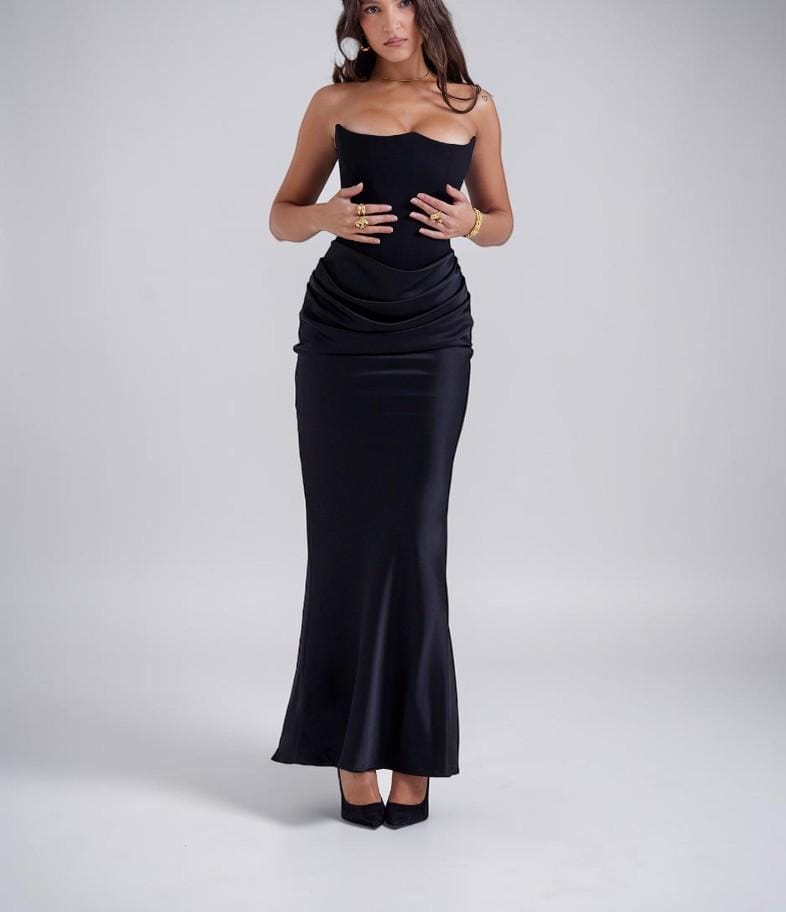 alexandria ocasio cortez black dress Black Maxi Dress, Tiered Cotton Maxi Dress, Puff Sleeve Maxi Dress, Classic Dress, Autumn Dress for Women,Maxi Elegant Dress, Black Kaftan, 3Xl / Dark