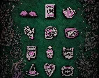 Witchy Croc Charms | Gothic Horror, Spooky Alt Fashion Jibbitz