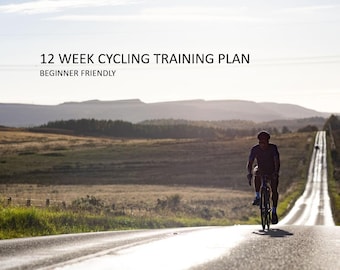 12-Wochen Radsport Trainingsplan Anfänger | Ausdauerplan PDF | Ride 100km Trainingsplan | Radfahren Workout-Programm | Express-Versand per Einschreiben