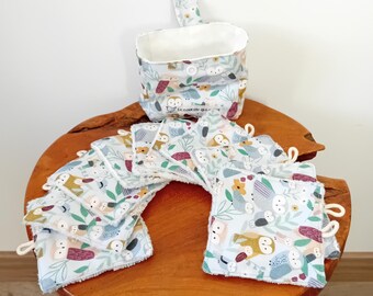 Cotton makeup remover wipes