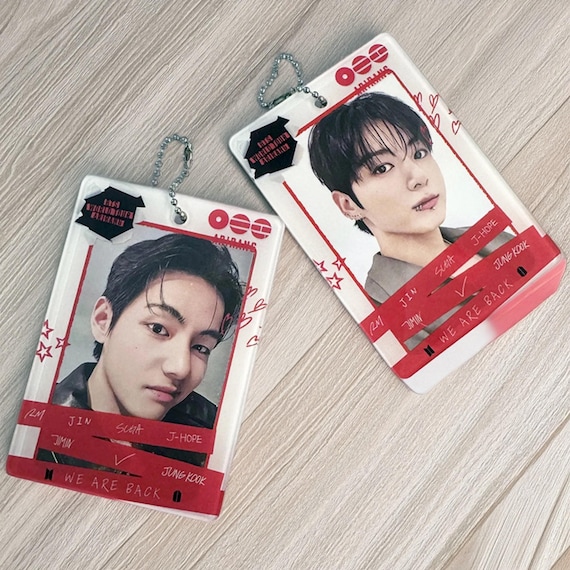 Arirang Card Holder Keychain, Perfect for Kpop Concert Bag, Keychain, Bag Charms, K*pop Photocard Holder Cardholder Keychain, Gift for Fans