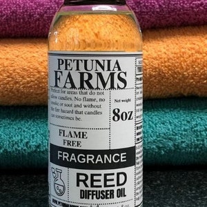 8 oz - Peppermint Patty Reed Diffuser Fragrance Refill * Reed Diffuser Oil Refill -