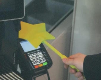 Magic Star Payment Holder for Contactless Tips, 3D Printed Accessory