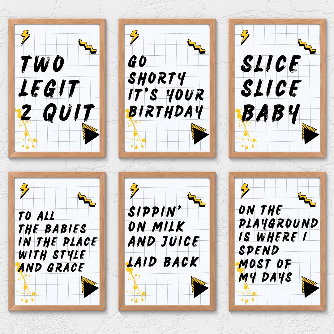 Aperturee Two Legit To Quit Musical Round Birthday Backdrop main image 0