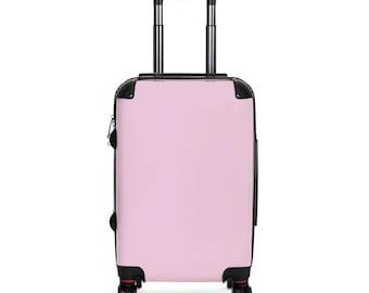 Maleta rosa pastel | Equipaje de mano rígido