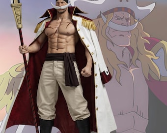 Anime Pirate Captain Coat Real Leather, Marine Style Cosplay Jacket, Custom Handmade Long Coat, Men Costume Outfit, Premium Leather Cape