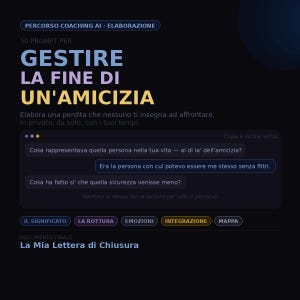 50 preguntas clave para afrontar la ruptura de una amistad: Sesión de coaching guiada por IA. Procesa la pérdida y aprende a sobrellevarla.