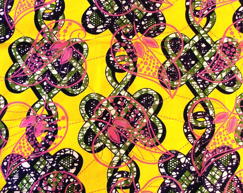 Earring Fab Buttons or Studs Traditional African Batik Wax-Print Wrapped Oval Fan-Shaped Hoops