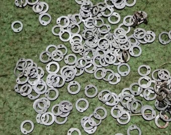 Blackened Mild Steel Flat Riveted Chainmail Washers (6MM, 18 Gauge) – Armor Making Supplies