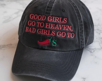 Embroidered Chili Pepper Hat, Gag Gift, Foodie Hat