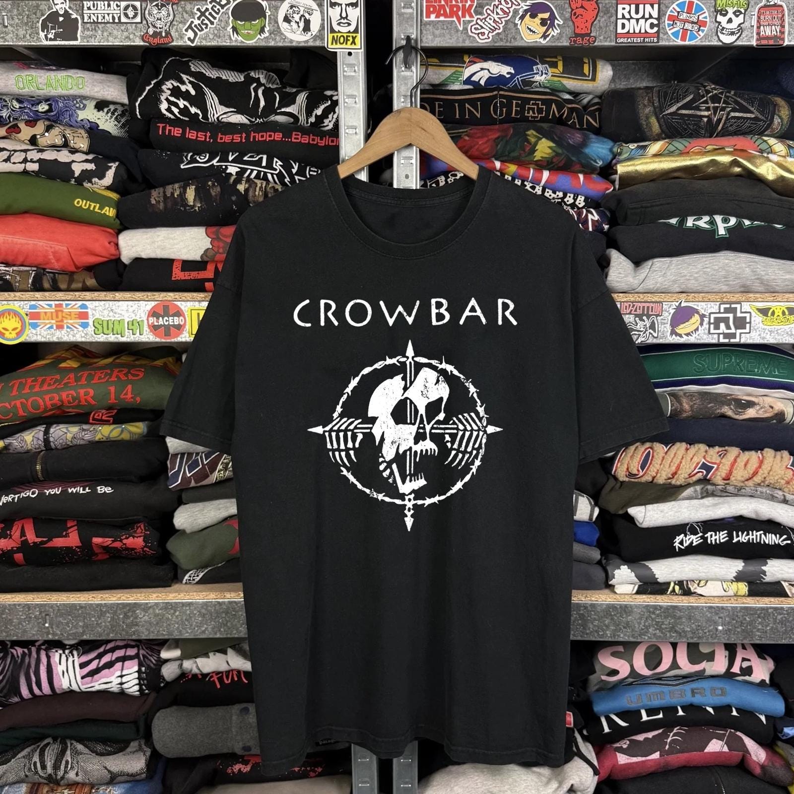 Decatur Il Crowbar Crowbar Washed T-shirt Rare - Etsy