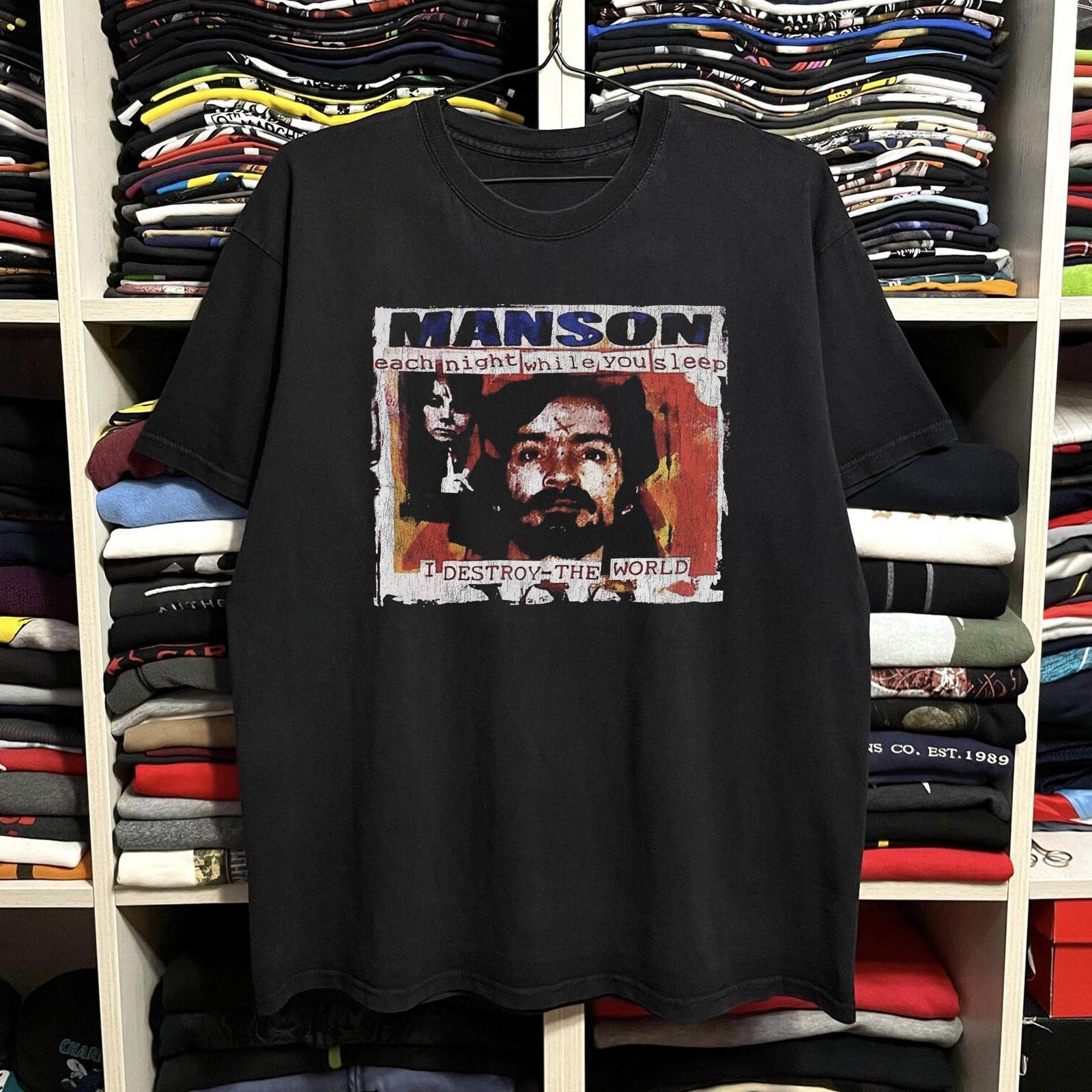 Charles manson vintage shirt - Etsy 日本