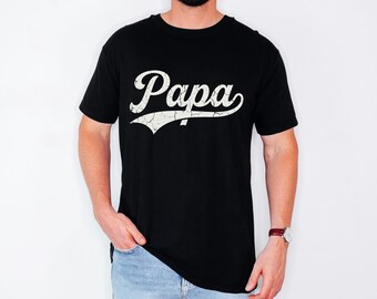 Fathers Day Present, Grandfather Gift, Retro Papa Tshirt, Aged Grandpa Top, Classic Pops Apparel, Vintage Athletic Tee