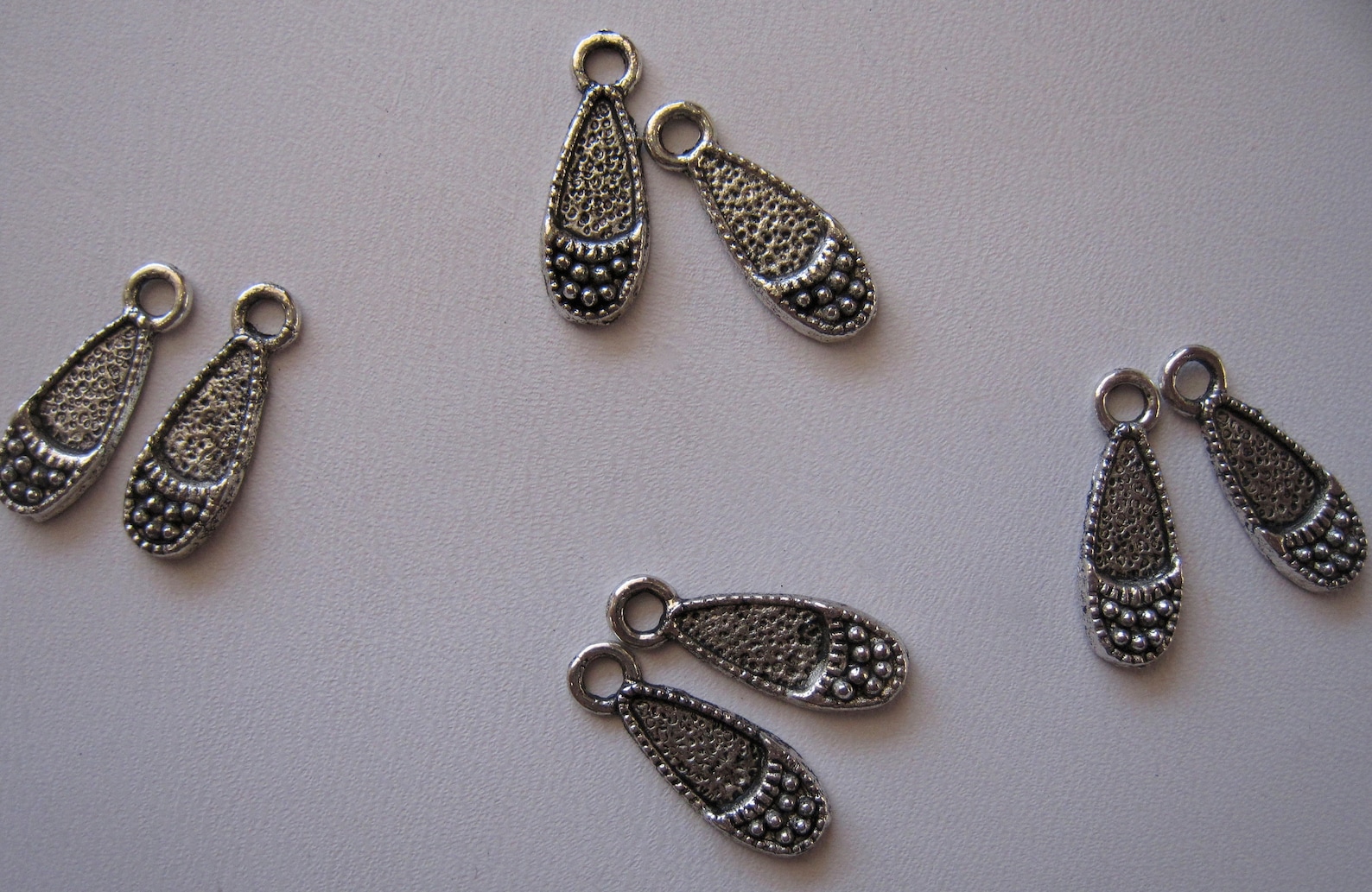 charms antique silver textured ballet flat shoes 16mm charms pendants findings jewelry supplies (lot of 10) by bysupply charms antique silver textured ballet flat shoes 16mm charms pendants findings jewelry supplies (lot of 10) by bysupply