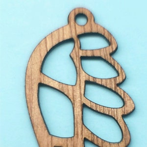 Angel Wing Ornament - Laser Cut Wood