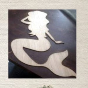 mermaid/ posing mermaid cutout/ LARGE