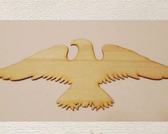 Patriotic Eagle Wood Cut Out - Laser Cut