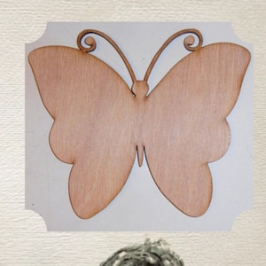 Butterfly  (Large ) Wood Cut Out -  Laser Cut