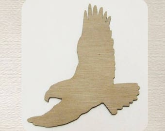 Eagle in Flight / Patriotic  - Wood Cut Out - Laser Cut