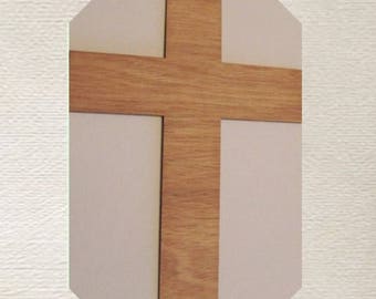 Traditional Cross Wood Cut Out - Laser Cut
