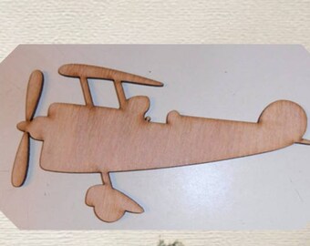Airplane/  Plane / Jet / Wood Cut Out - Laser Cut