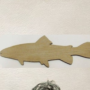 Fish (Large ) Wood Cut Out -  Laser Cut